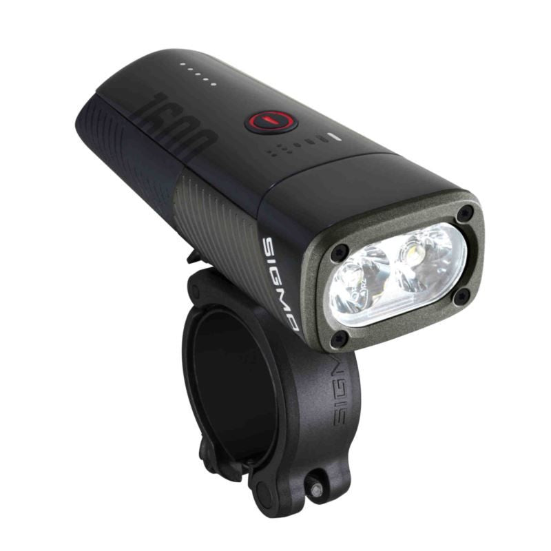 Sigma BUSTER 1600 FL front light fekete kerékpáros computer