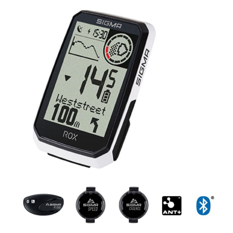 Sigma ROX 4.0 ENDURANCE SENSOR SET white fehér kerékpáros computer