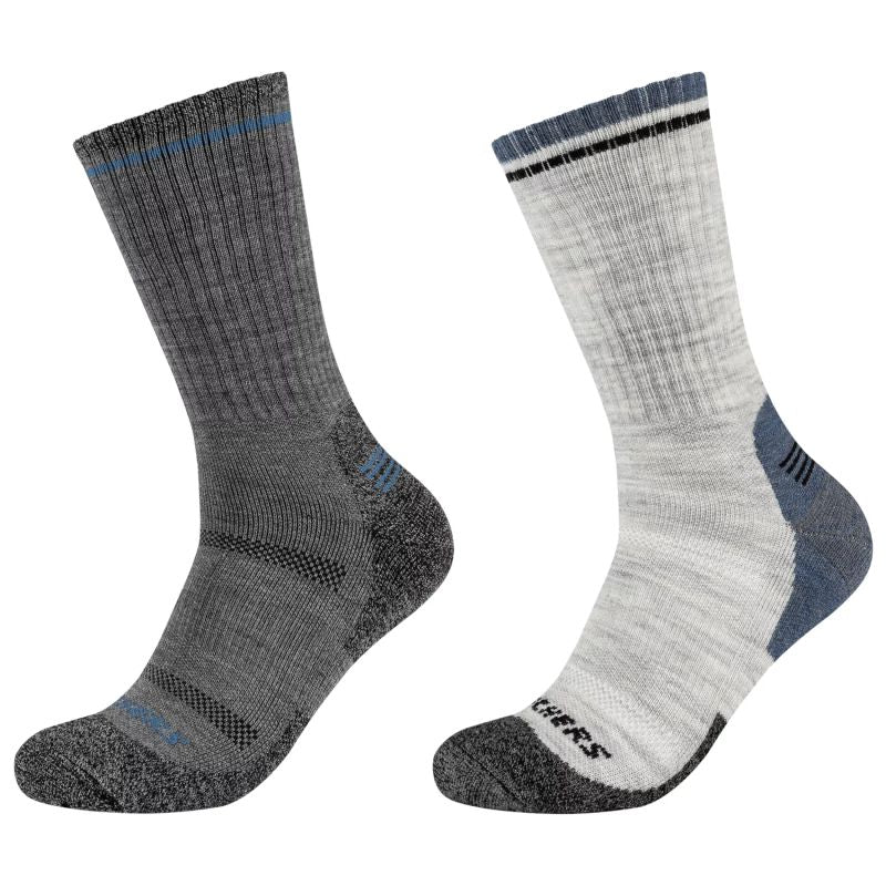 Skechers 2PPK Men Trail Wool Gray Zokni SK41104-9300
