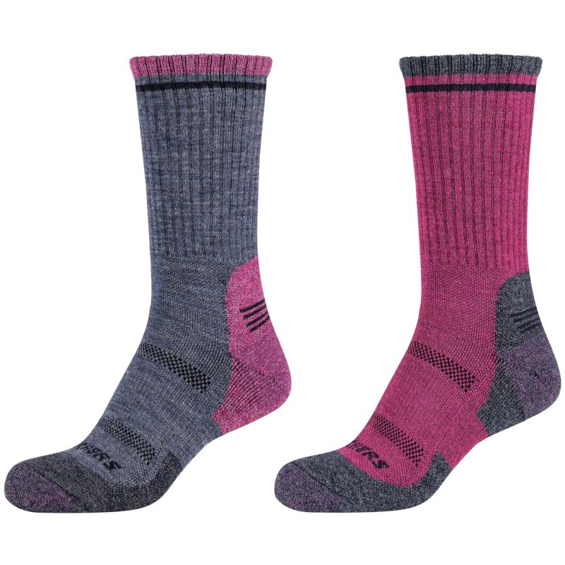 Skechers 2PPK Women Trail Wool Pink Zokni SK41105-5700
