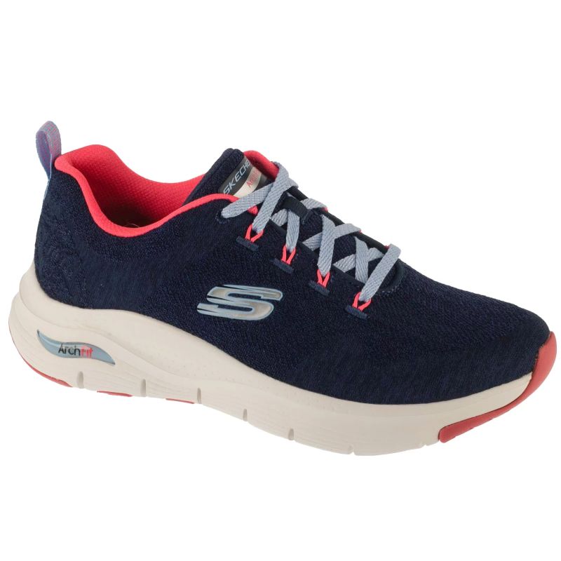 Skechers Arch Fit Comfy Wave Férfi Utcai Cipő - Sötétkék 149414-NVHP