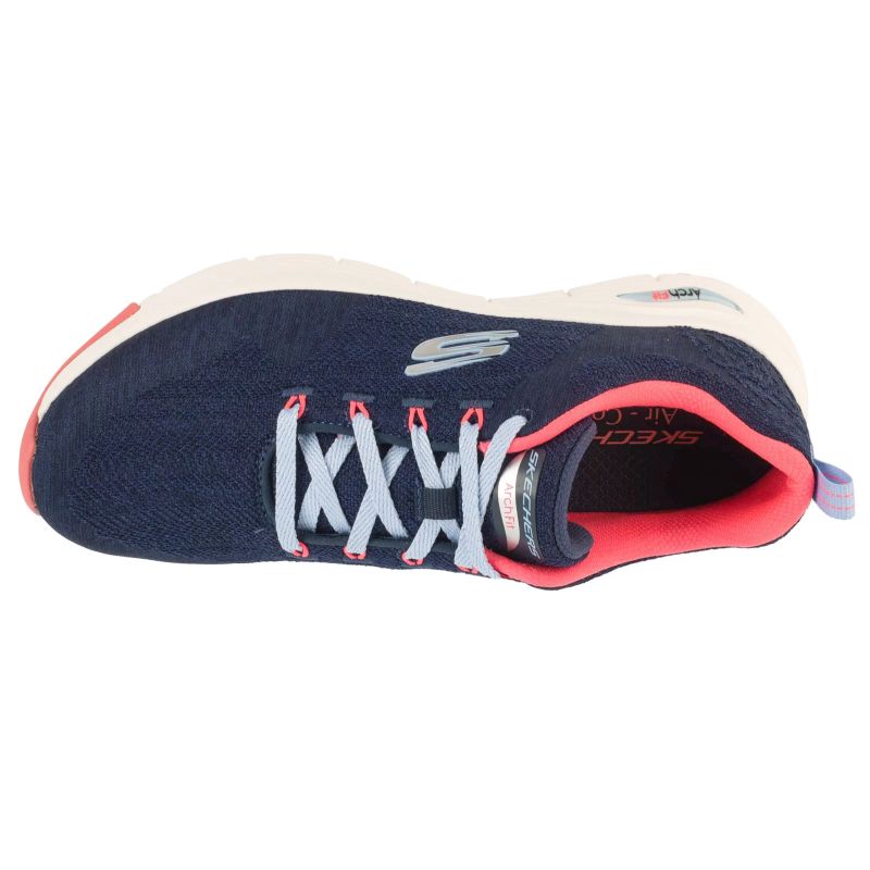 Skechers Arch Fit Comfy Wave Férfi Utcai Cipő - Sötétkék 149414-NVHP