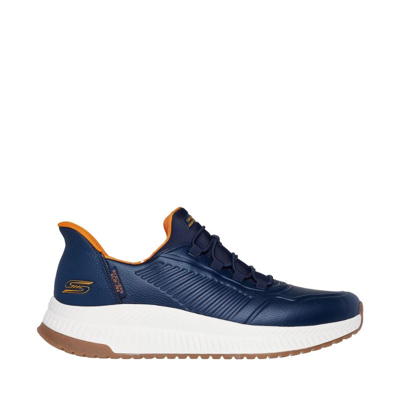 Skechers Bobs Squad 4 Direct Step Men's Navy Blue Cipő férfi 118424NVY