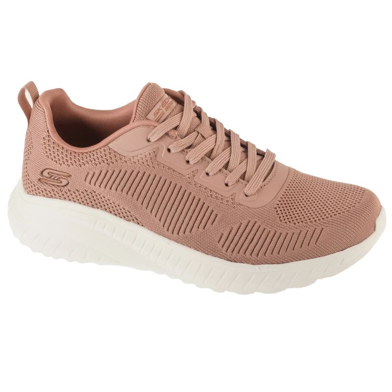 Skechers Bobs Squad Chaos Női Utcai Cipő - Face Off Pink 117209-BLSH