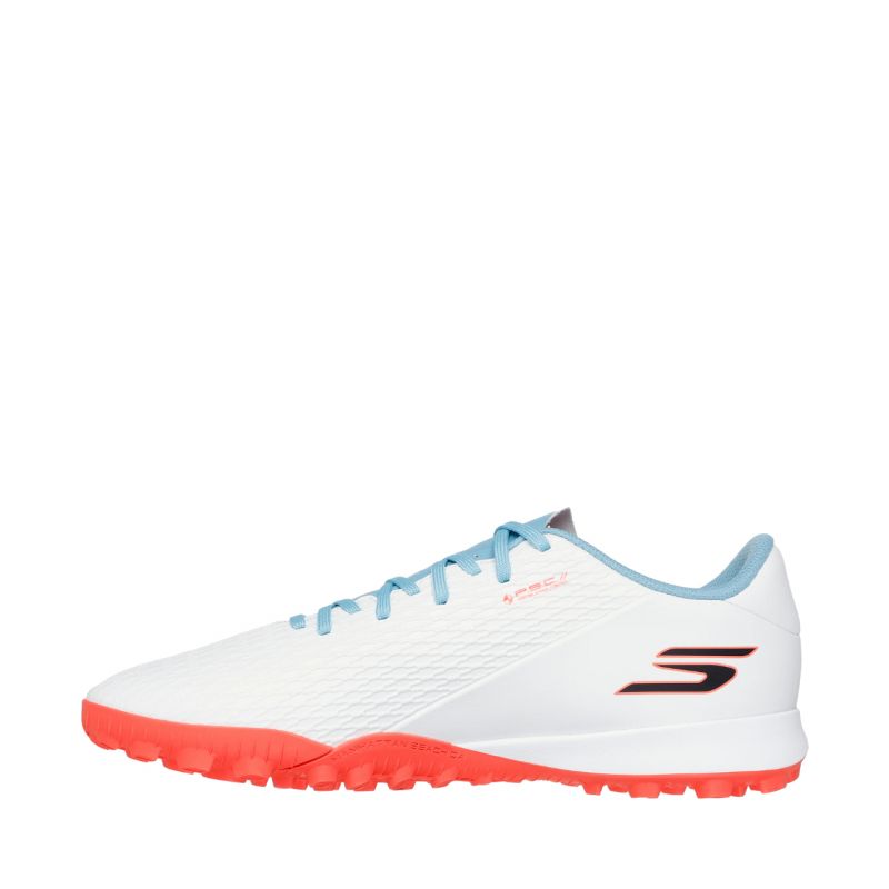 Skechers Club TF football white 38,5 férfi utcai cipő 252134WTQP