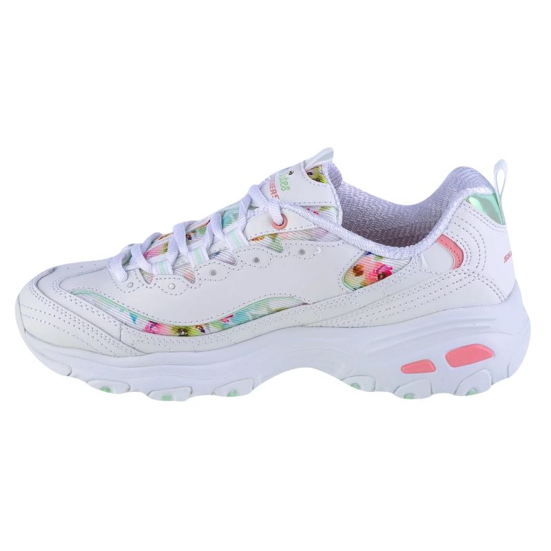 Skechers D'Lites Blooming Fields Női Lifestyle Cipő - Fehér 149794-WMLT