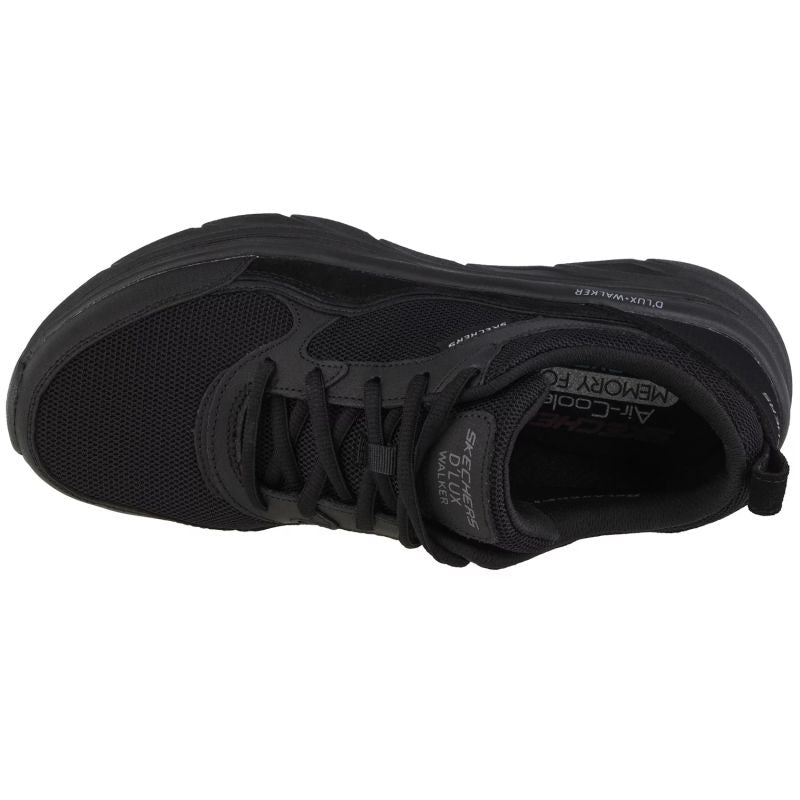 Skechers D'Lux Walker Férfi Utcai Cipő - Fekete 232363-BBK