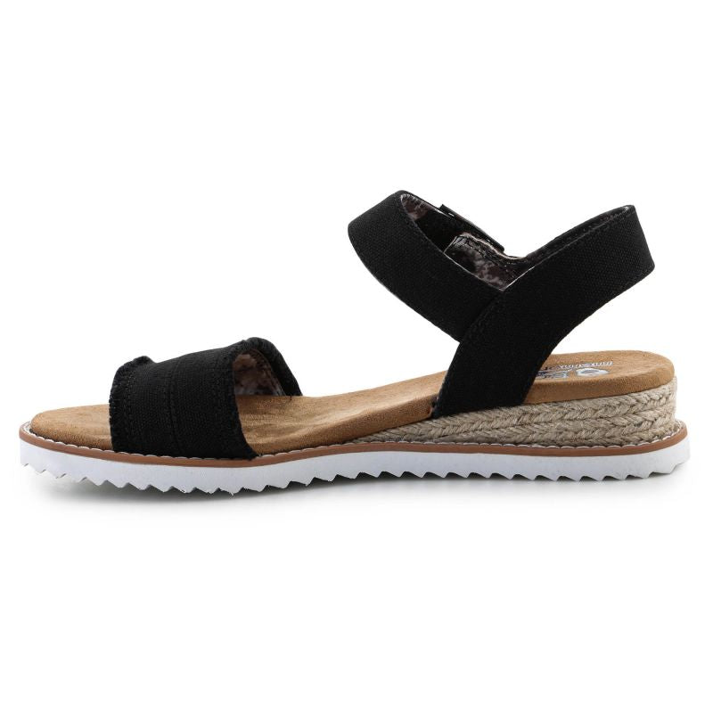 Skechers Espadrilles BOBS Adobe Princess W 113541-BLK Sandals Cipő - Sportmania.hu