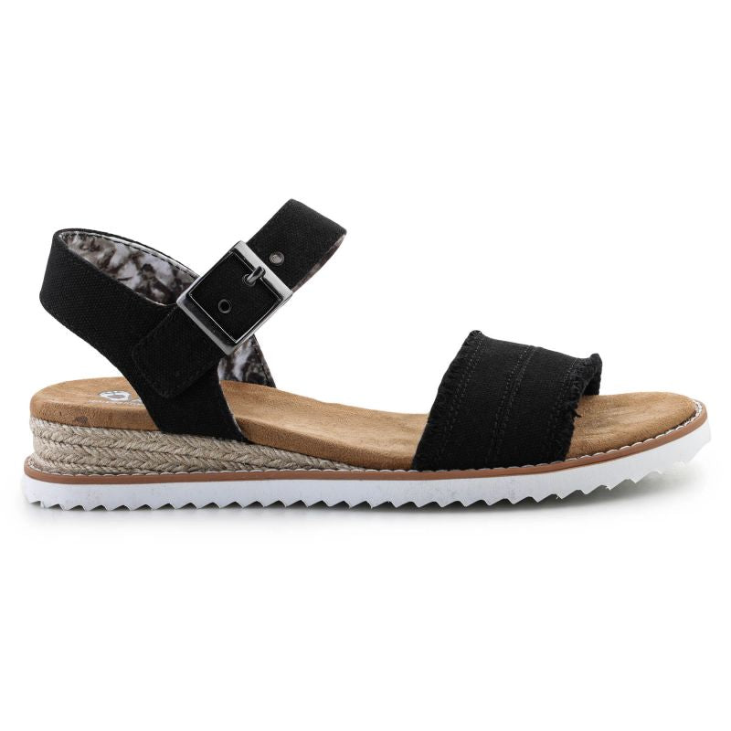 Skechers Espadrilles BOBS Adobe Princess W 113541-BLK Sandals Cipő - Sportmania.hu
