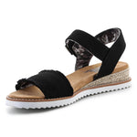 Skechers Espadrilles BOBS Adobe Princess W Sandals Cipő Utcai női 113541-BLK