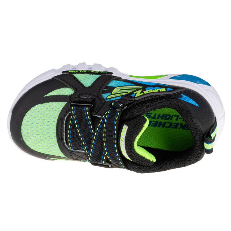 Skechers Flex-Glow Lowex black gyerek 400015N-BBLM