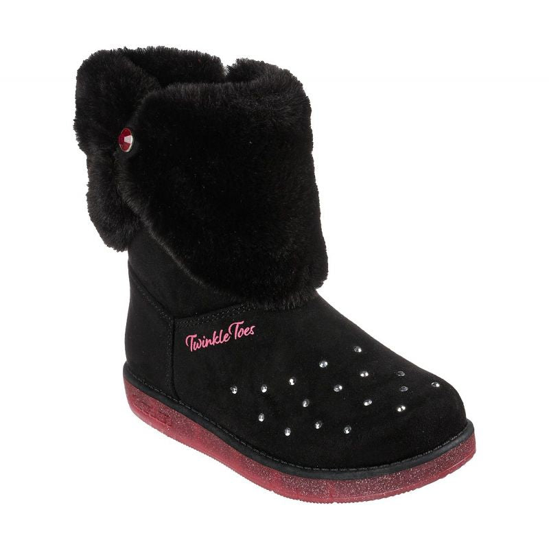 Skechers GLITZY GLAM COZY CUDDLERS JR 314851L-BLK Cipő - Sportmania.hu