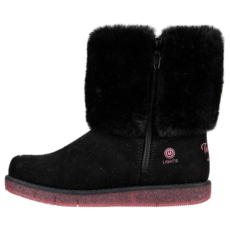 Skechers GLITZY GLAM COZY CUDDLERS JR 314851L-BLK Cipő - Sportmania.hu