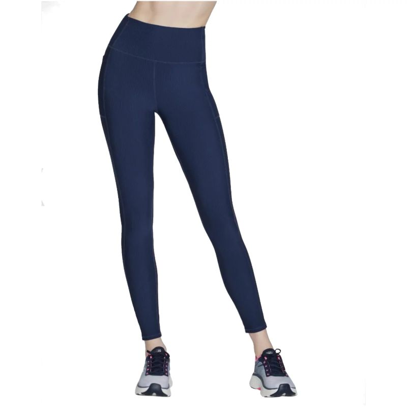 Skechers GO Flex Rib Fl HW Navy Blue Leggings LG2-NVY