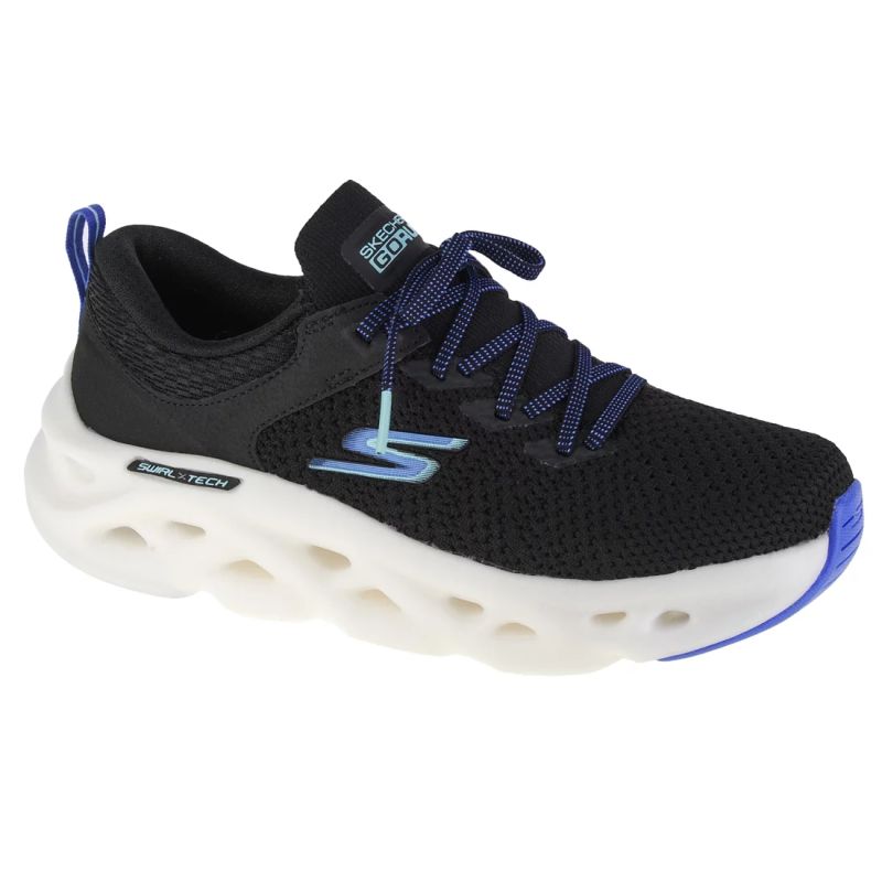 Skechers Go Run Swirl Tech-Dash Charge Férfi Utcai Cipő - Fekete 128793-BLK