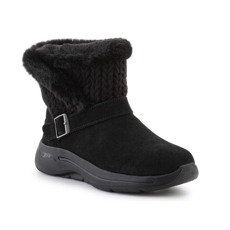 Skechers Go Walk Arch Fit Boot True Embrace M Utcai Női 144422-BBK