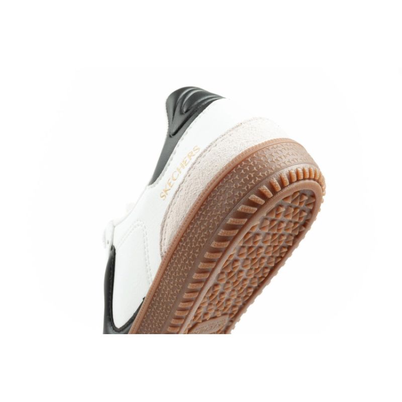 Skechers Kickoff women's white leather sports Cipő női 185232/WBK