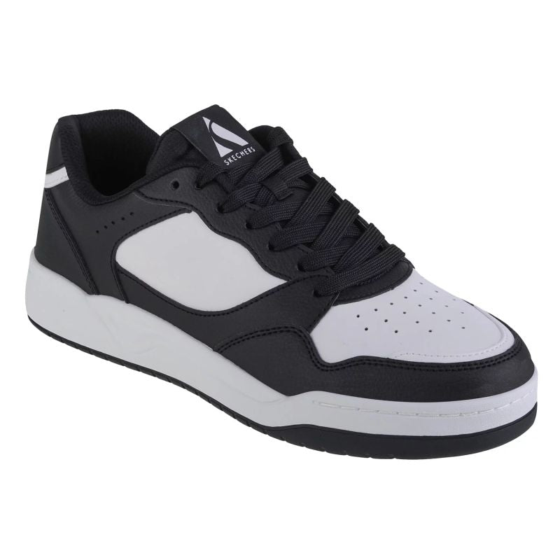 Skechers Koopa-Volley Low Varsity Férfi Utcai Cipő - Fehér 183240-BKW