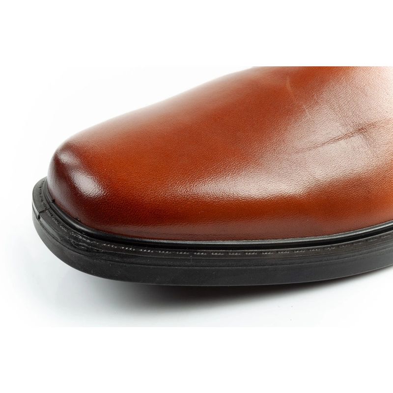 Skechers men's Chelsea boots Miller-Boris elegant leather brown barna férfi utcai cipő 205072COG
