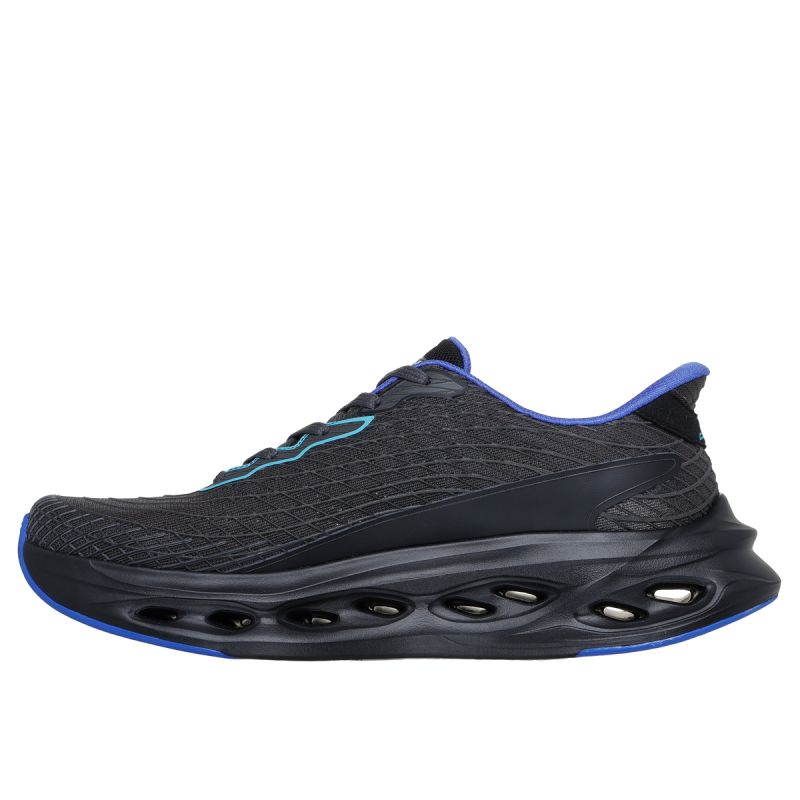Skechers Men's Max Cushioning Glide-Step SAPPHIRE 220425 BKBL Athletic férfi utcai cipő 220425BKBL