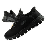 Skechers men's sneakers Glide-Step comfortable lightweight Slip-Ins black fekete férfi utcai cipő 233010BBK