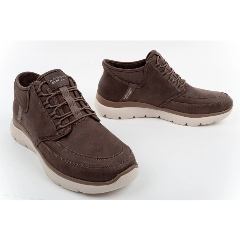 Skechers Men’s Summits Siegul Slip-ins Insulated férfi cipő, barna