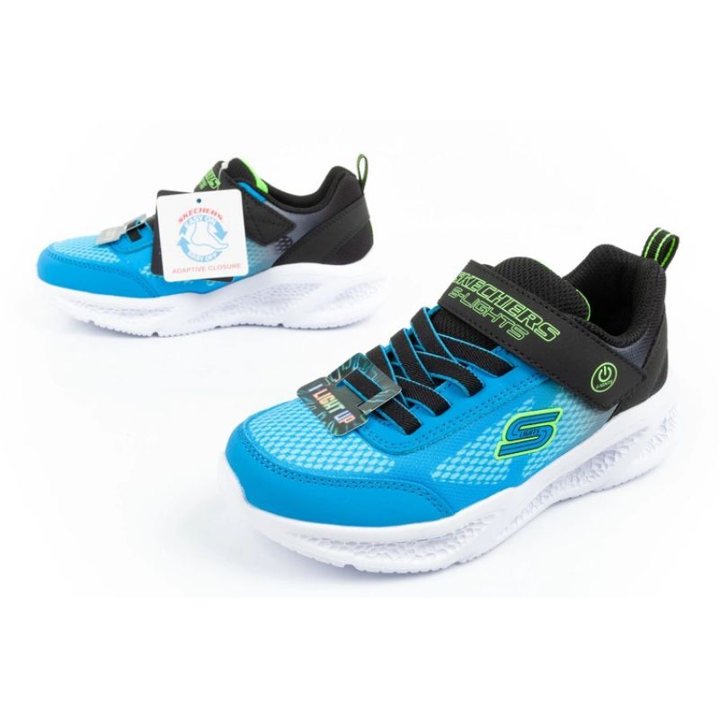 Skechers Meteor-Lights-Krendox Jr 401495L/BKBL Cipő - Sportmania.hu