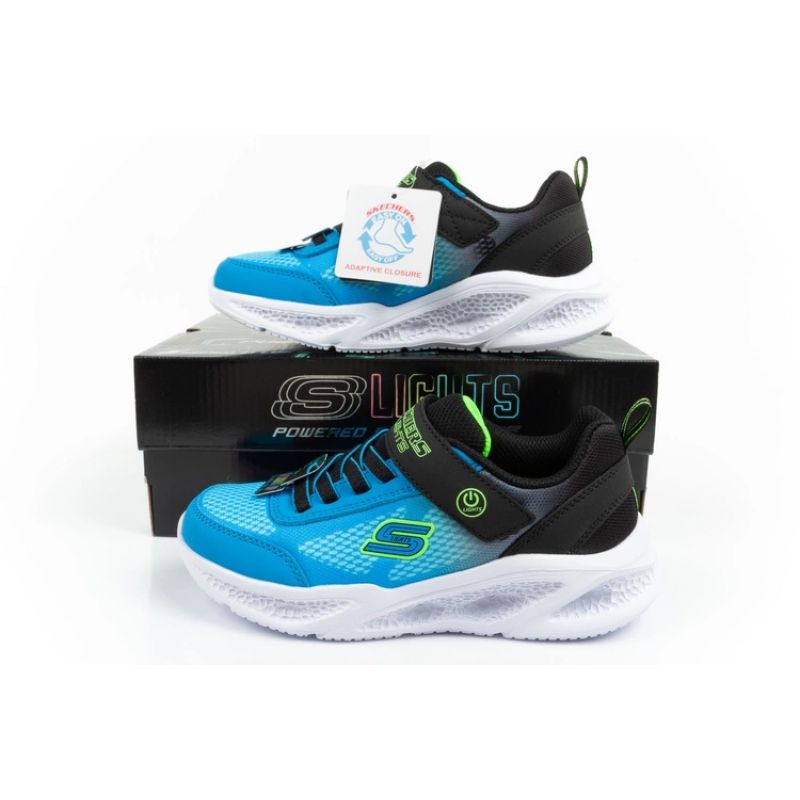 Skechers Meteor-Lights-Krendox Jr 401495L/BKBL Cipő - Sportmania.hu