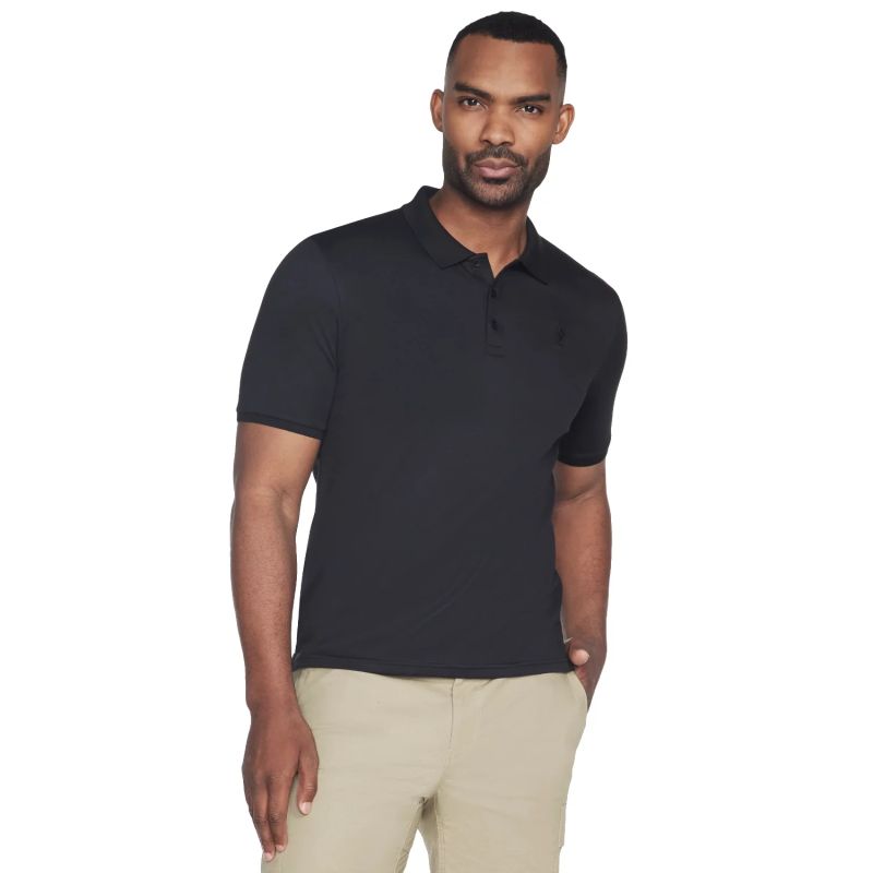 Skechers Off Duty Polo Black férfi TP43-BLK