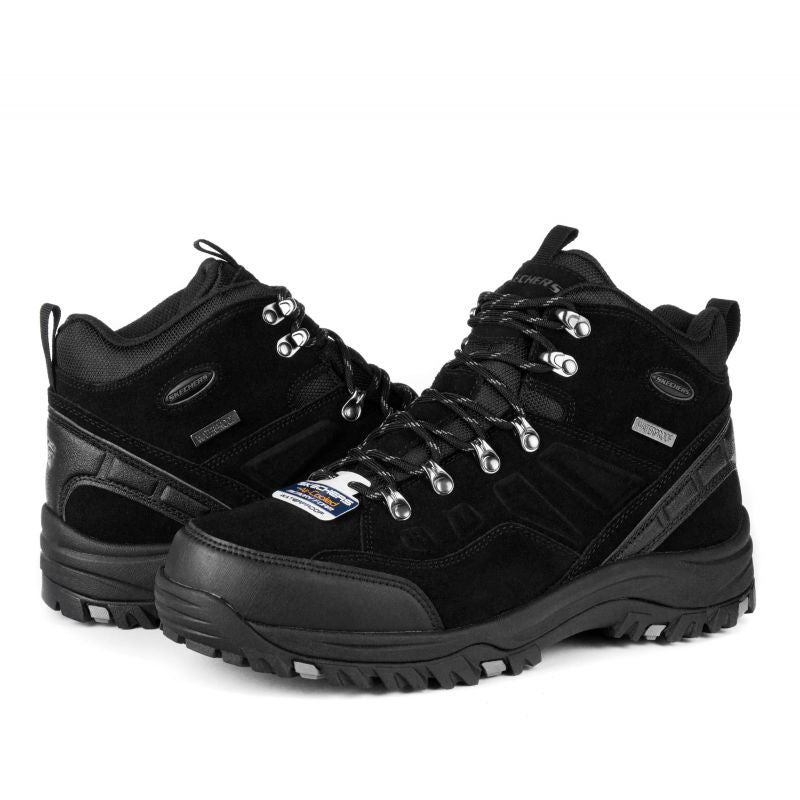 Skechers Relaxed Fit Relment Pelmo M 64869 BLK Cipő - Sportmania.hu