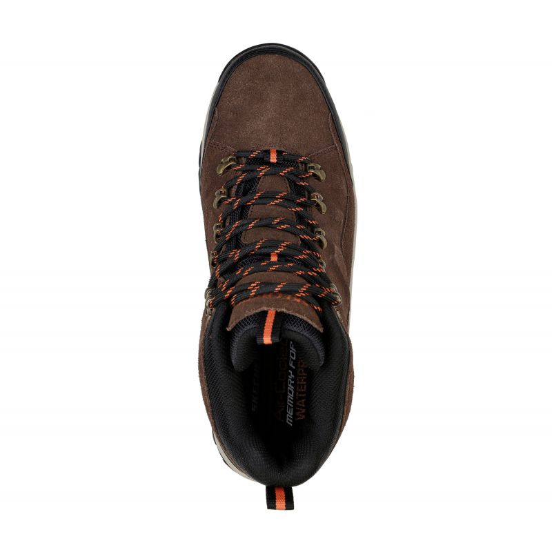 Skechers Relaxed Fit Relment Pelmo M 64869-DKBR Cipő - Sportmania.hu