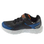 Skechers S-Lights: Flex-Glow Bolt Black fekete gyerek utcai cipő 400138L-BKBL