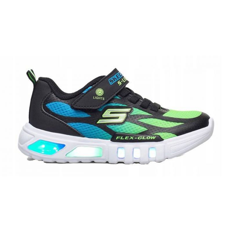 Skechers S Lights : Flex-Glow-Dezlo JR 400016L-BBLM Cipő - Sportmania.hu