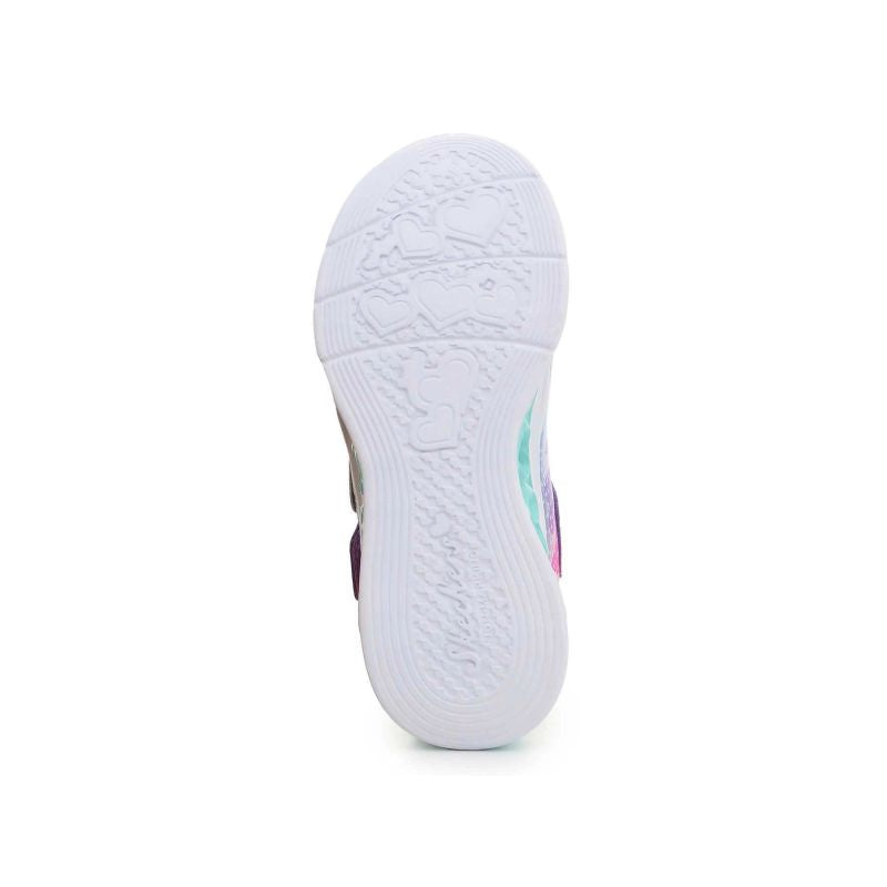 Skechers S Lights Flutter Heart Lights Jr 302315-LVMT Cipő - Sportmania.hu