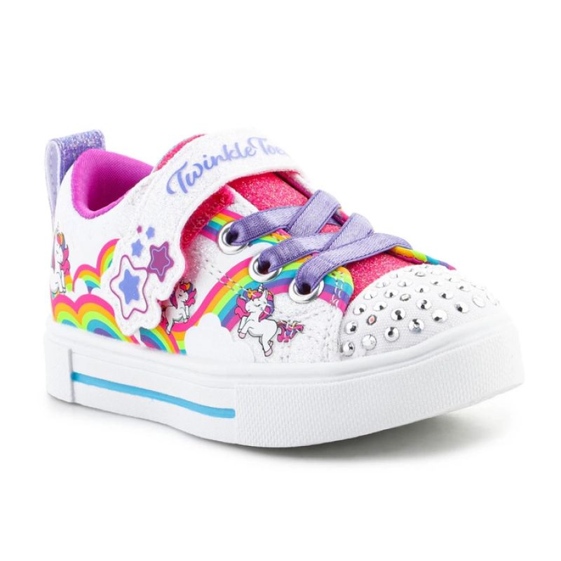 Skechers S-Lights Girls Twinkle Sparks Jumpin Clouds Jr 314809N-WMLT Cipő - Sportmania.hu