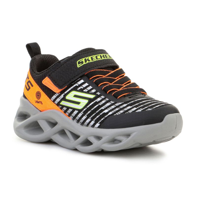 Skechers S Lights Jr Cipő gyerek Utcai 401650L-BKOR