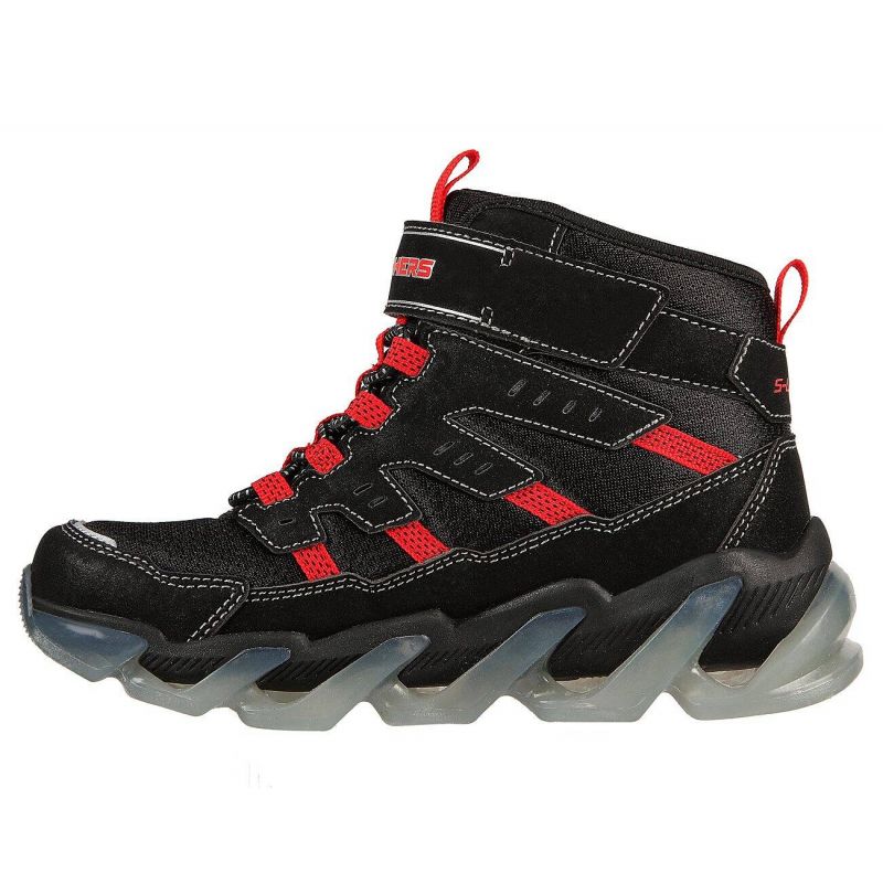 Skechers S-Lights Mega Surge JR 400131L-BKRD Cipő - Sportmania.hu