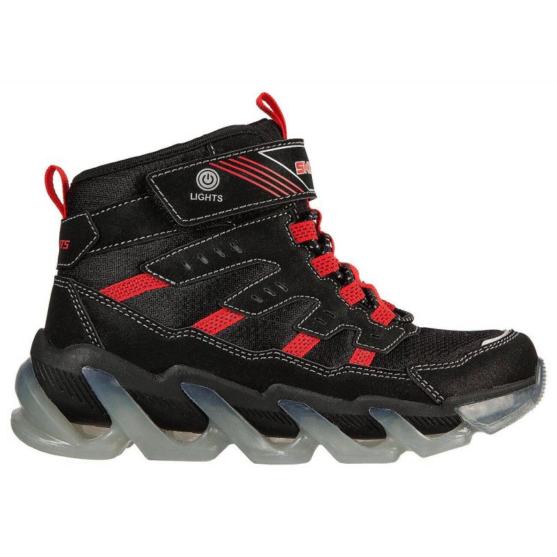 Skechers S-Lights Mega Surge JR 400131L-BKRD Cipő - Sportmania.hu