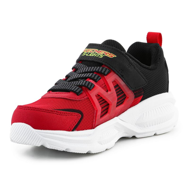 Skechers S-Lights Prisma Trons Jr 400090L-RDBK Cipő - Sportmania.hu