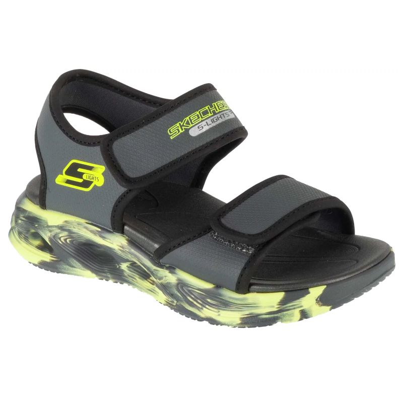 Skechers S-Lights: Sola Glow Sandal - Fusion Brights Gray Szandál 407032L-CCBK