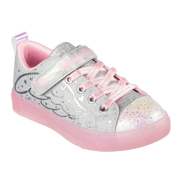 Skechers S Lights Twinkle Sparks Heather Magic Jr 314703l-Gypk Shoes