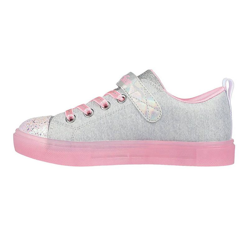 Skechers S Lights Twinkle Sparks Heather Magic Jr 314703l-Gypk Shoes