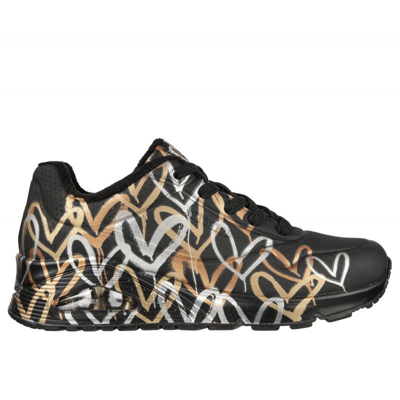 Skechers Shoes Skechers Uno Metallic Love W 155523/BKGD Cipő - Sportmania.hu