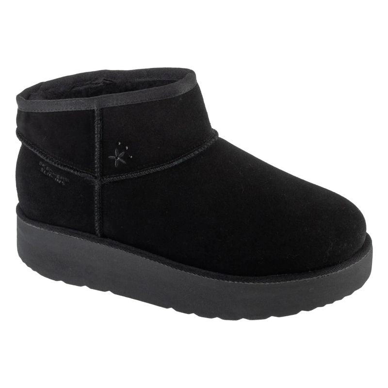 Skechers Slip-Ins Ankle Boots- Keep Cozy Black fekete női utcai cipő 169143-BBK