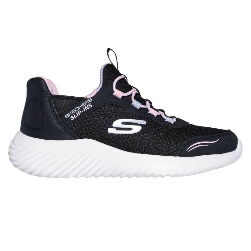Skechers Slip-Ins Bounder Simple Cute Jr 303585n-Blk Shoes
