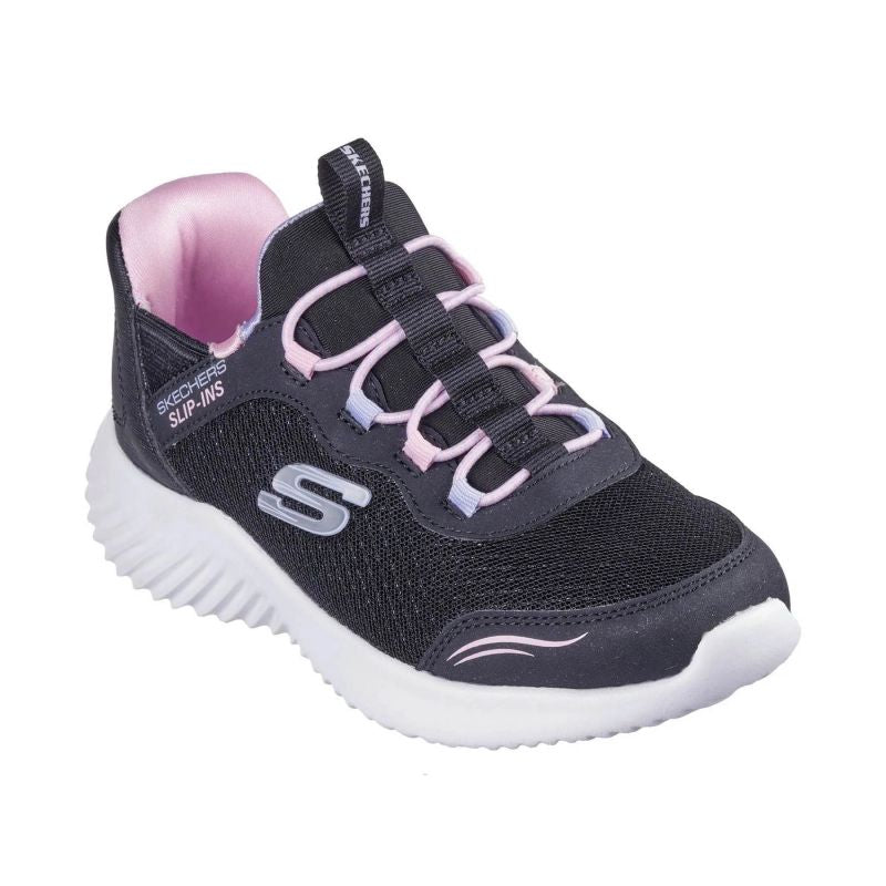 Skechers Slip-Ins Bounder Simple Cute Jr 303585n-Blk Shoes