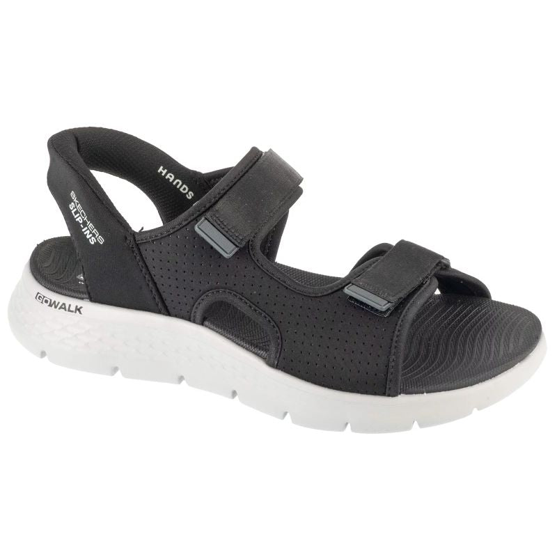 Skechers Slip-Ins: Go Walk Flex Sandal - Easy Entry Black Szandál 229210-BKGY