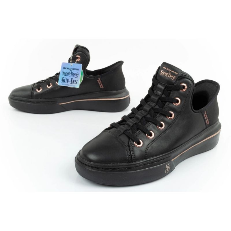 Skechers SLIP-INS W 186001/BBK Cipő - Sportmania.hu