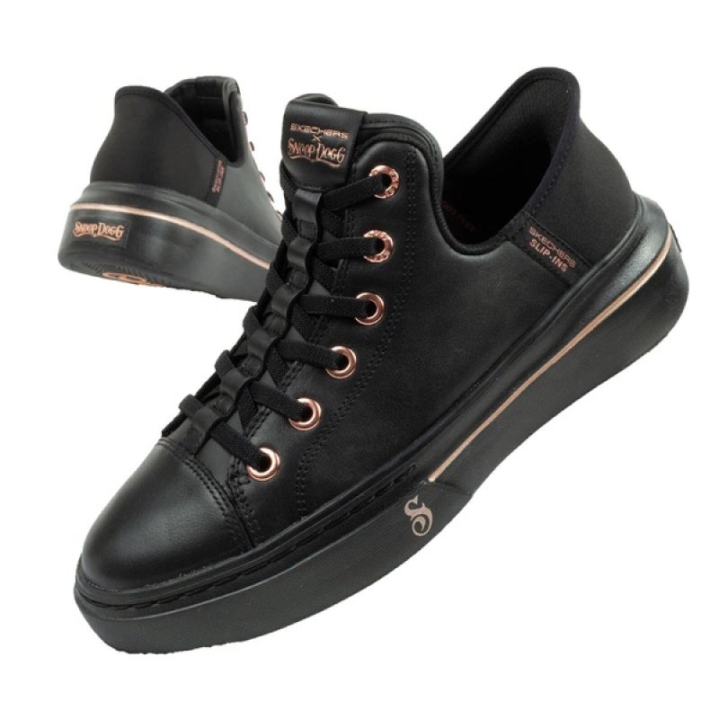 Skechers SLIP-INS W 186001/BBK Cipő - Sportmania.hu