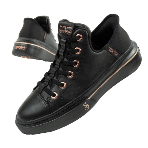 Skechers SLIP-INS W 186001/BBK Cipő - Sportmania.hu